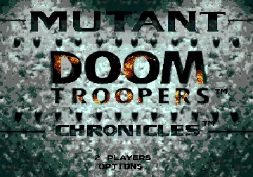 Doom Troopers (USA) screen shot title